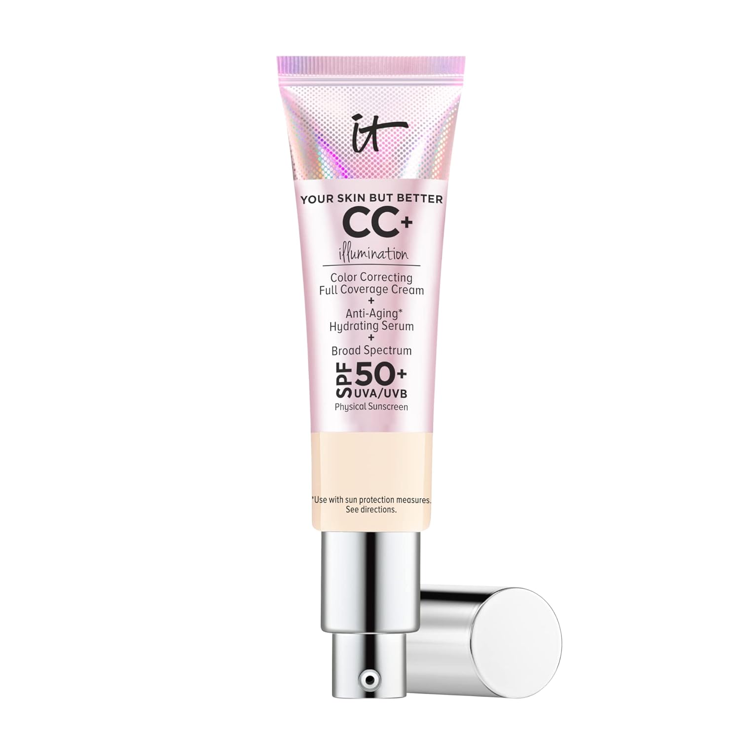 Buy It Cosmetics Cc Cream Illumination Full Coverage Foundation كريم تصحيح الألوان ، سيروم 4105